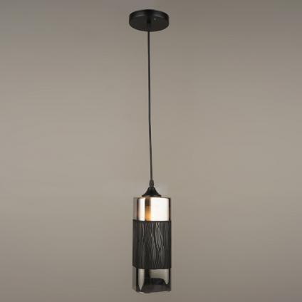 Подвес N4326/1HQ BK черный 1х40W E27 d100 h800, QH20  П